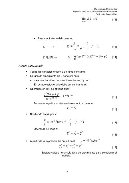 Tema 8 Capital humano y crecimiento econÃƒÂ³mico. El modelo de Lucas