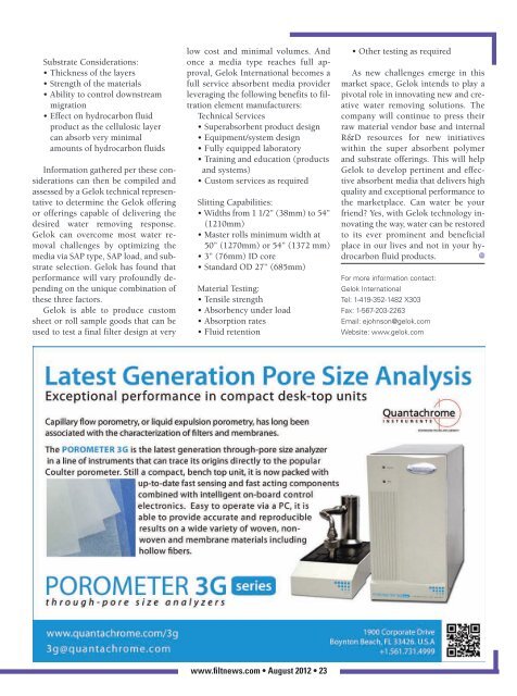 2013 Buyers' Guide 2013 Buyers' Guide - Filtration News
