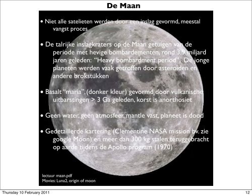 Vorming en dynamica van een actieve planeet