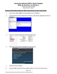 Using the Sabrent USB to Serial Adapter With ... - DENT Instruments