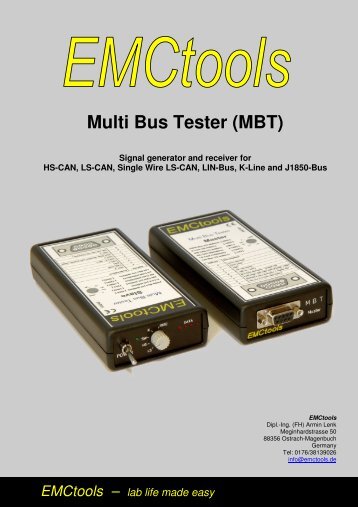 Datasheet MBT V1x 1 - EMCtools