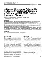 A Case of Microscopic Polyangiitis Following Mycoplasma Infection ...