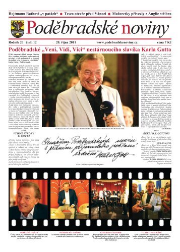 noviny PDF 20.10.11.pdf Poděbradské noviny 10/2011 - Kulturní a ...