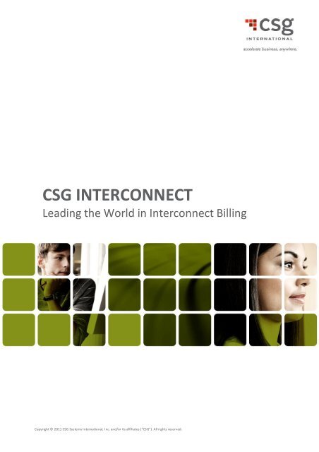 CSG INTERCONNECT - Telecom Asia