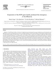 Molecular Phylogenetics and Evolution 39, 468-77. - Observatoire ...