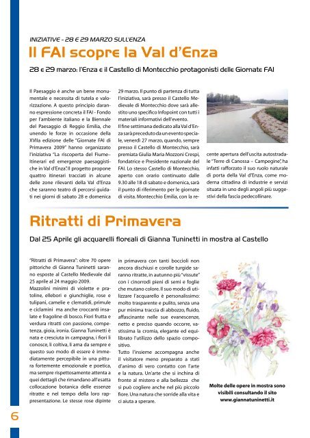 Notiziario Aprile 2009 - Comune di Montecchio Emilia
