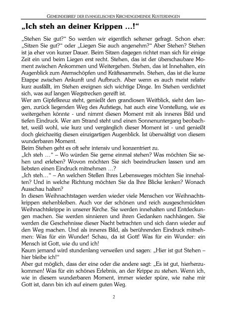 Gemeindebrief 12/2012 - Evangelische Kirchengemeinde ...
