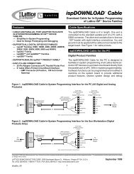 ispDOWNLOAD Cable Data Sheet - Laurent Deschamps - Free