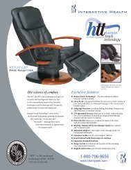 HTT-10i Brochure - Advanced Memory Foam Products