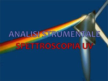 Spettroscopia - Università degli Studi di Bari