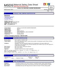 Material Safety Data Sheet - Advanced Plastics