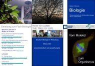 Beratung zum Fach Biologie - Biostudium.uni-wuerzburg.de