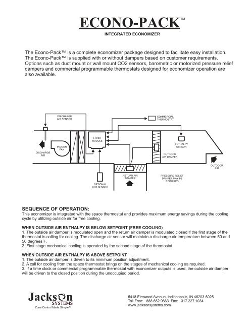 Econo Packtm Jackson Systems