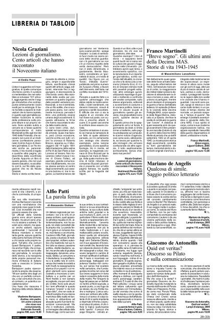 Novembre-Dicembre 2006 - Ordine dei Giornalisti