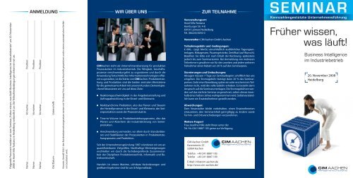 flyer - pdf - CIM Aachen