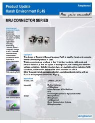 Product Update Harsh Environment RJ45 MRJ ... - Bar-Tec LTD