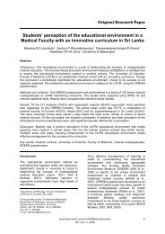 Students' perception of the educational environment in a Medical ...