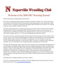 Welcome to the 2006/2007 Wrestling Season! - WOW!