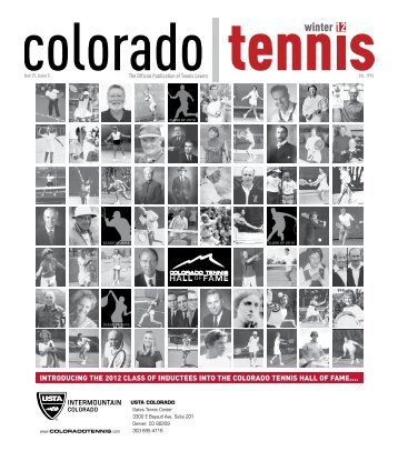 2012 Winter Issue (Hall of Fame) - the Colorado Tennis Association