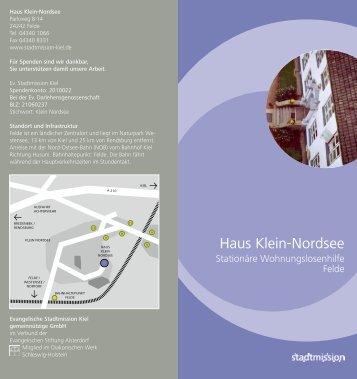 Haus Klein-Nordsee - Stadtmission Kiel