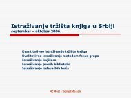 IstraÅ¾ivanje trÅ¾iÅ¡ta knjiga u Srbiji - Narodna biblioteka Srbije