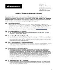 Frequently Asked Dental Benefits Questions - Delta Dental Of ...