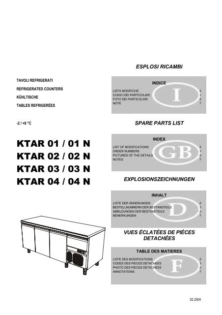 KTAR 01 / 01 N KTAR 02 / 02 N KTAR 03 /  03 N KTAR 04 / 04 N