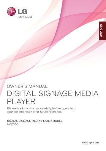 DIGITAL SIGNAGE MEDIA PLAYER - LG B2B