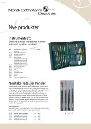 Nye Produkter nr. 1 - Norsk Orthoform Depot AS