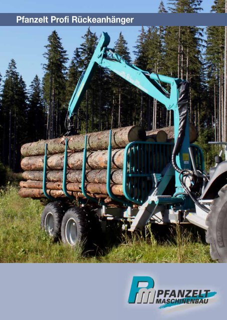 Pfanzelt Profi Rückeanhänger - Pfanzelt Maschinenbau