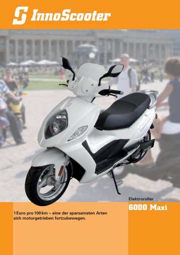 1Euro pro100km Ã¢Â€Â“ eine der sparsamsten Arten - InnoScooter