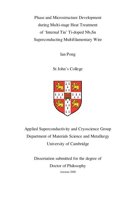 thesis on materials science