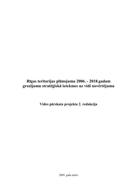 RÄ«gas teritorijas plÄnojuma 2006. - 2018.gadam grozÄ«jumu ...