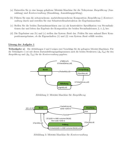 Â¨Ubungen zu â Modellierung verteilter Systemeâ