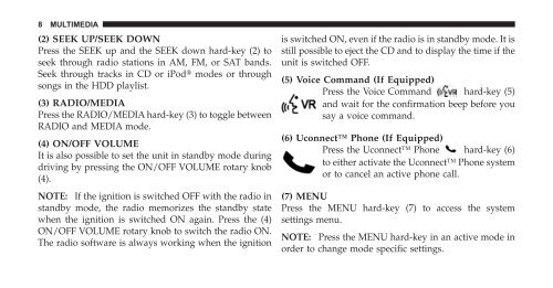 Download PDF 2010 REN Multimedia Users Manual - Chrysler