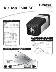 Air Top 3500 ST - Webasto Product North America, Inc.