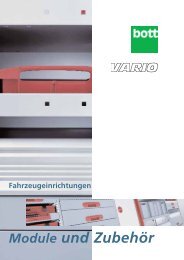 bott VARIO Zubehör - Schneider Fahrzeugeinrichtungs GmbH