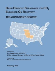 MID-CONTINENT REGION - Advanced Resources International, Inc.