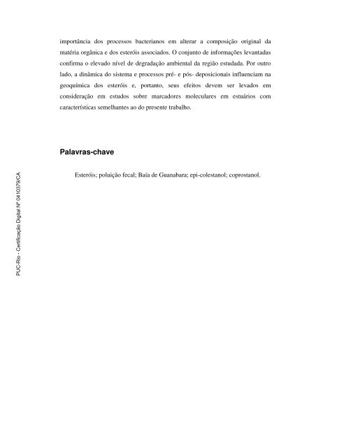 LÃ­via Gebara Muraro Serrate Cordeiro EsterÃ³is ... - NIMA - PUC-Rio