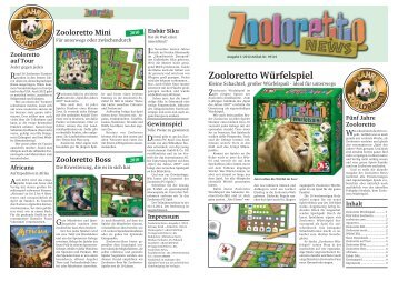 Zooloretto Würfelspiel - Michael Schacht