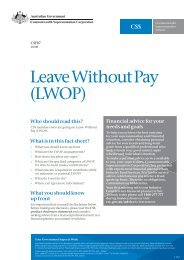 Leave Without Pay (LWOP) - CSS