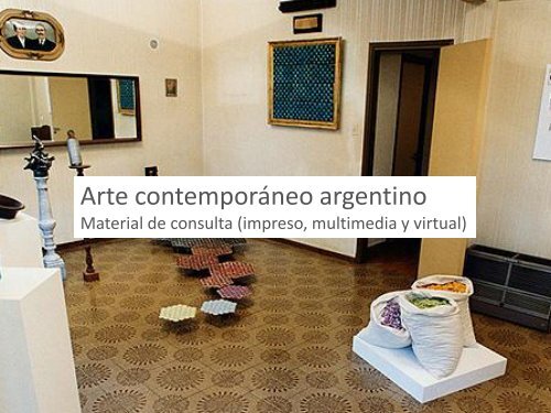 Arte contemporÃ¡neo argentino