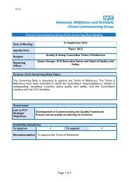 Quality and Safety Committee Terms of Reference. Paper 10ii