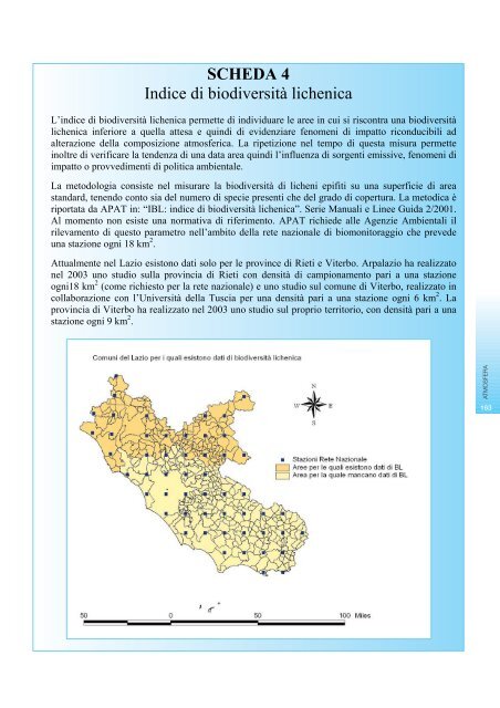 RAPPORTO SULLO STATO DELL'AMBIENTE DEL ... - Regione Lazio