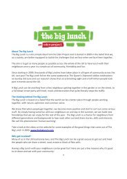 Big Lunch Information Sheet 2013 - Diocese of Salisbury