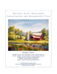 Wallkill River Watershed Conservation and Management Plan