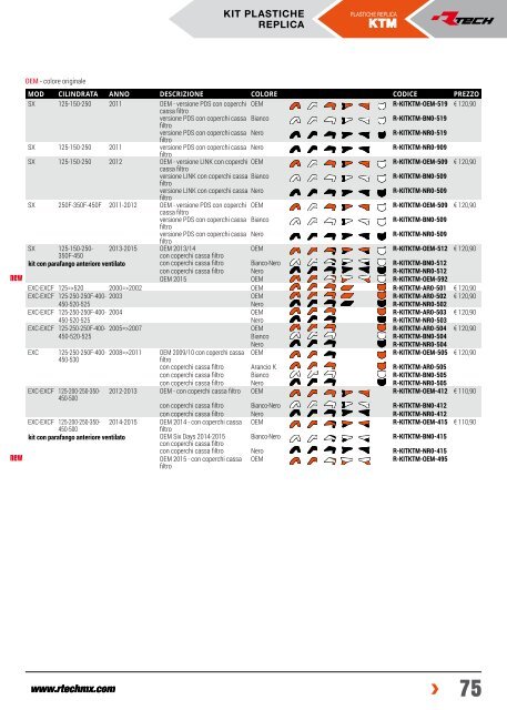 Rtech CATALOGO