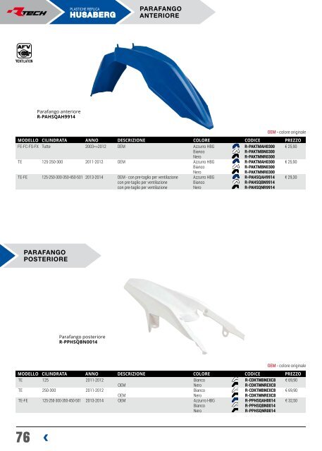 Rtech CATALOGO