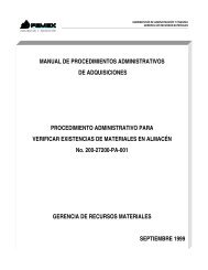 manual de procedimientos administrativos de adquisiciones - Pemex