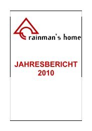 JAHRESBERICHT 2010 - bei Rainman's Home